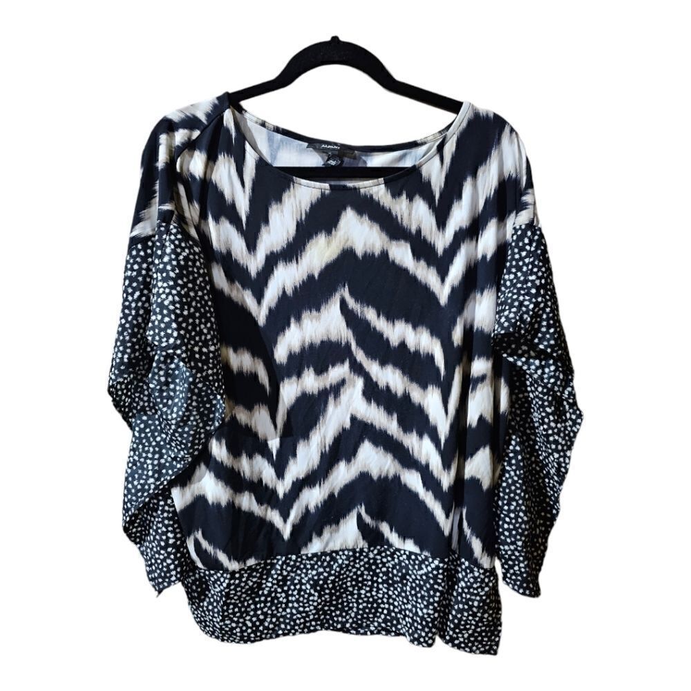 ALFANI Animal Mixed Print Kimono Top - Size XL